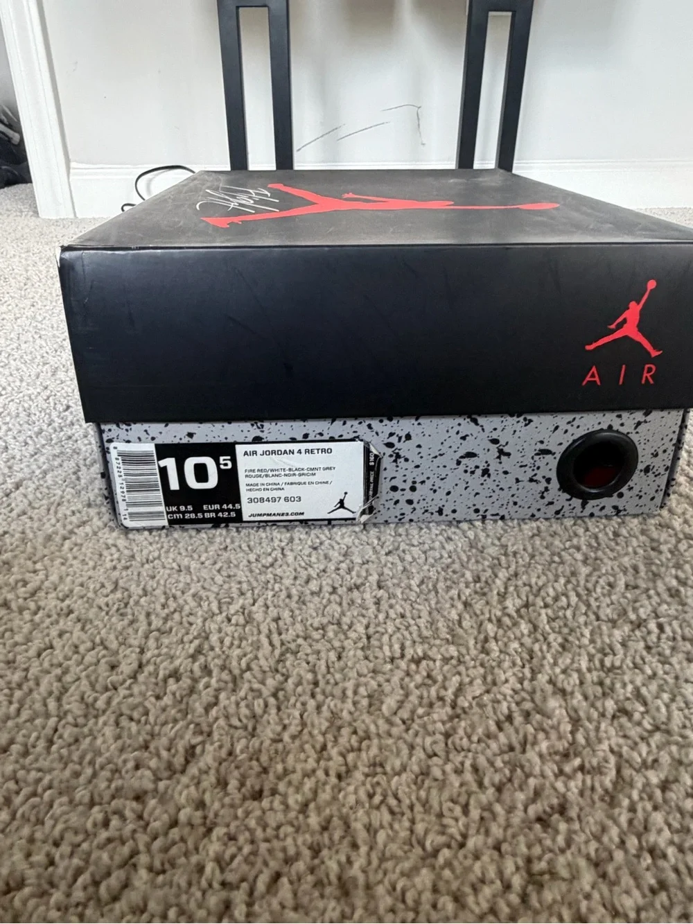 Jordan 4 Retro Toro Bravo 2013 Size 10.5 men
